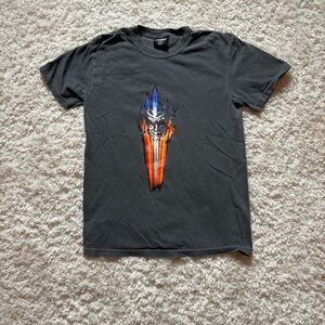 Y2K Hockey Graphic T-shirt. Size S.